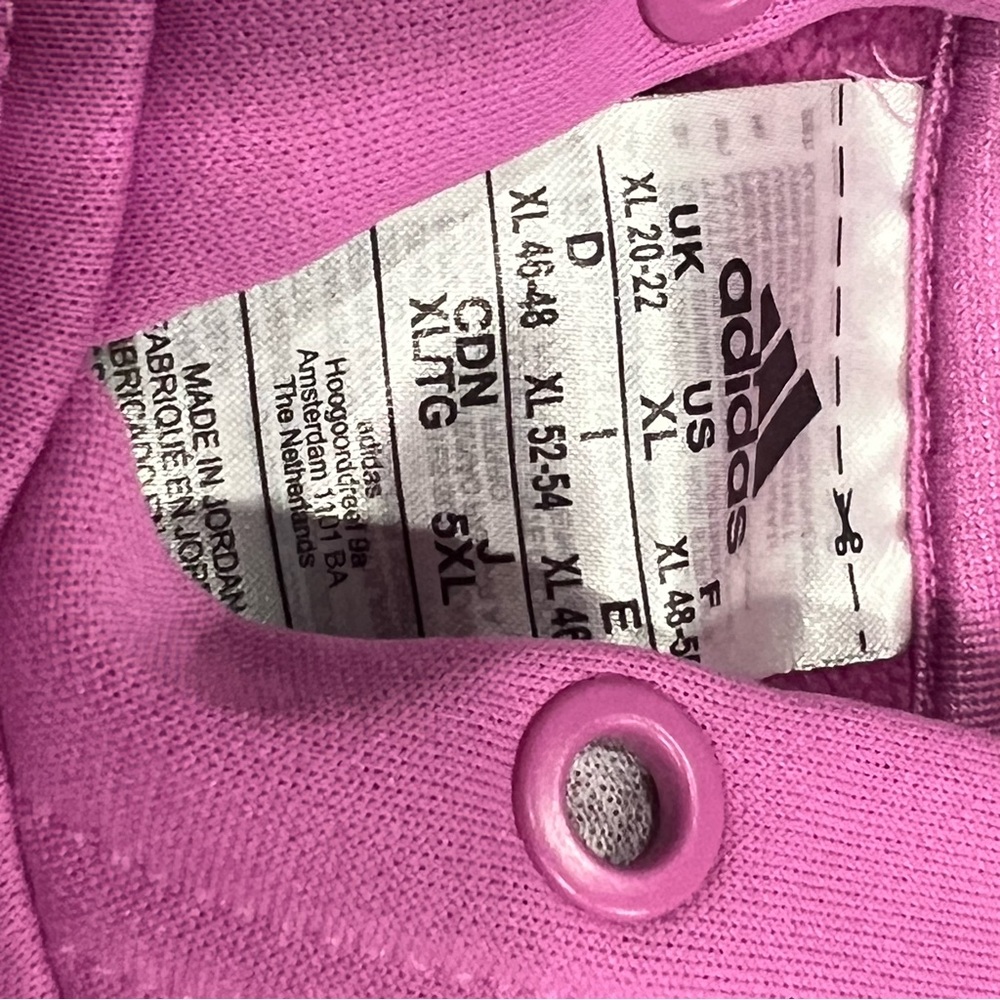adidas Women’s Gear Up Hoodie Lilac Purple Soft Loose Fit XL - Picture 4 of 11